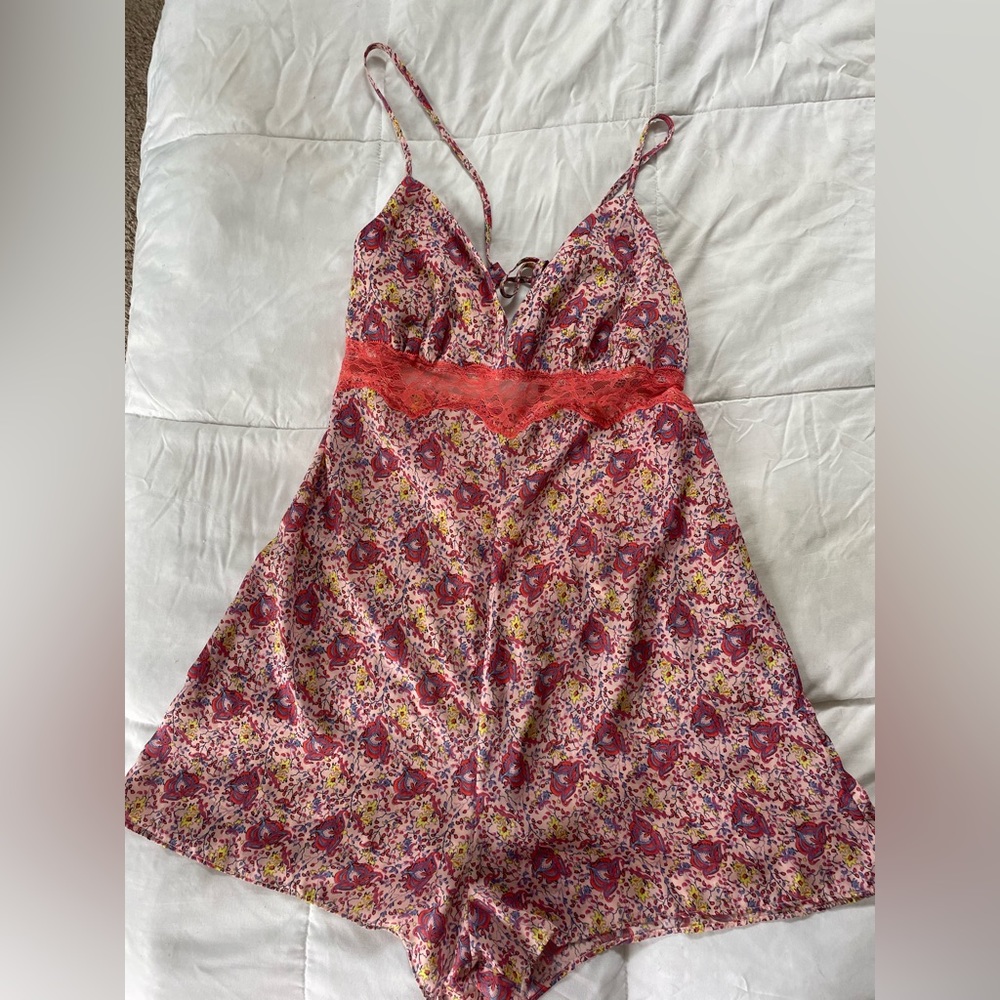 Anthropologie lingerie romper